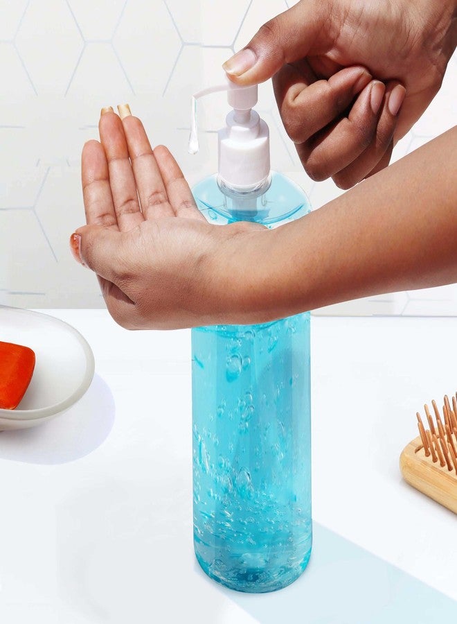 Pure Source India Empty Plastic Liquid Soap, Handwash, Sanitizer, Lotion, Shampoo Dispenser Bottles (1L) (2 PCS) - Image 2